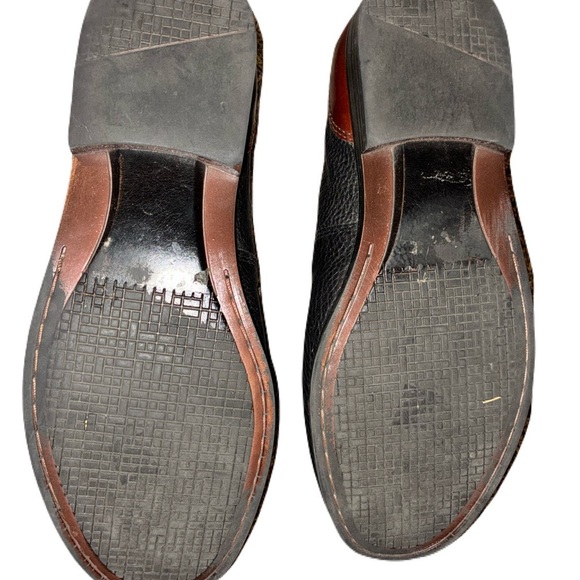 Dockers kiltey leather tassel loafer men’s 9.5W Black and Brown Slip on - Picture 4 of 6